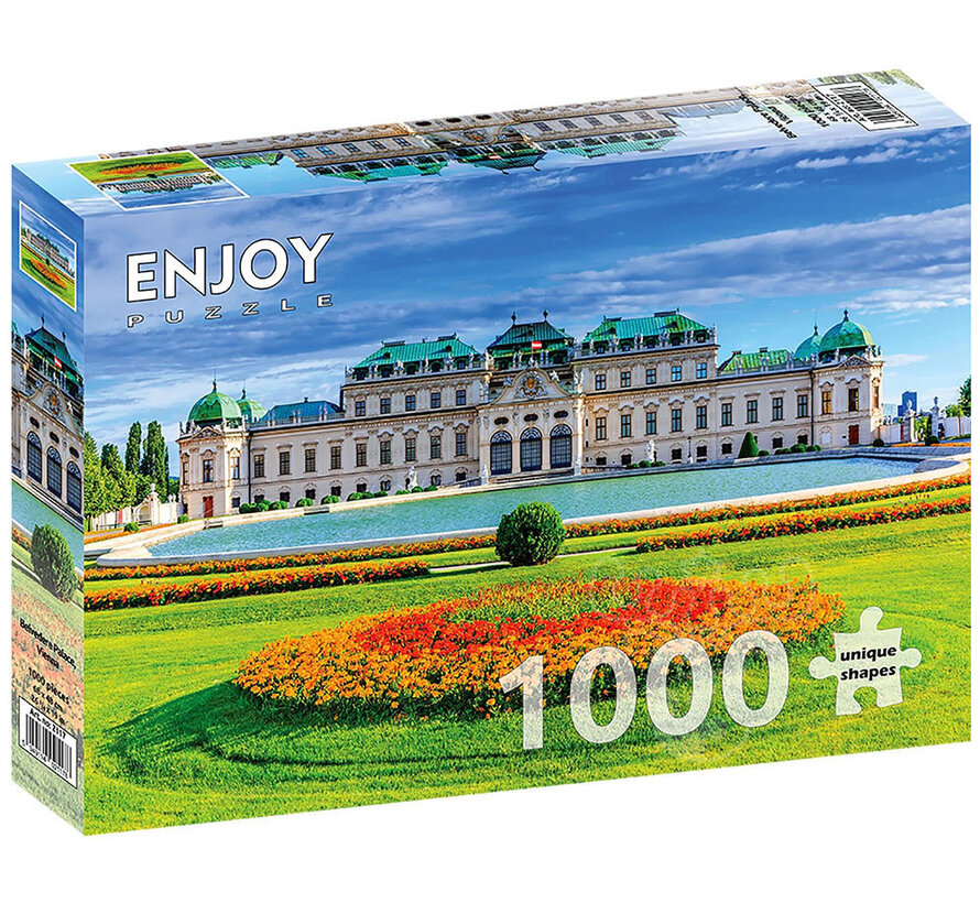 Enjoy Belvedere Palace, Vienna Puzzle 1000pcs