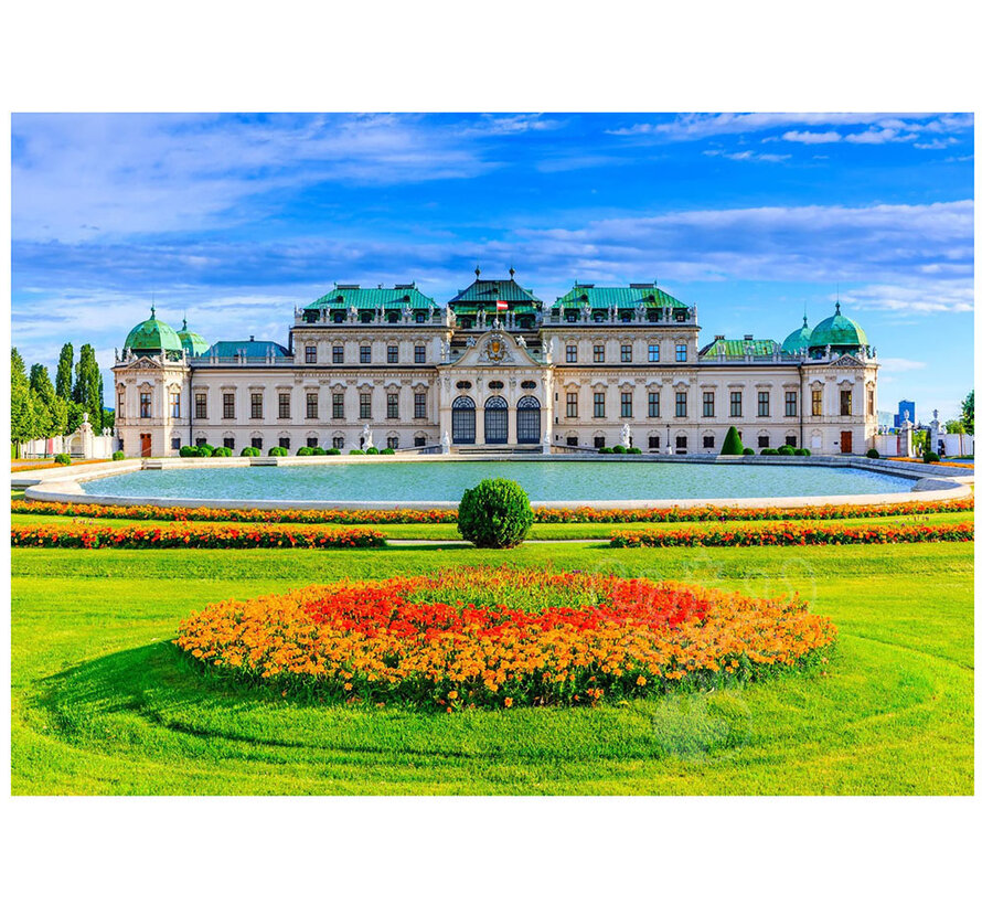 Enjoy Belvedere Palace, Vienna Puzzle 1000pcs