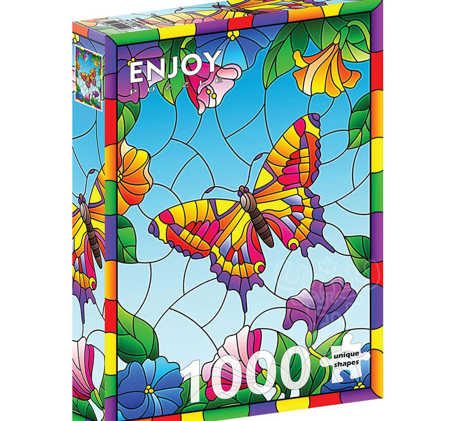 Enjoy Crystal Butterfly Puzzle 1000pcs