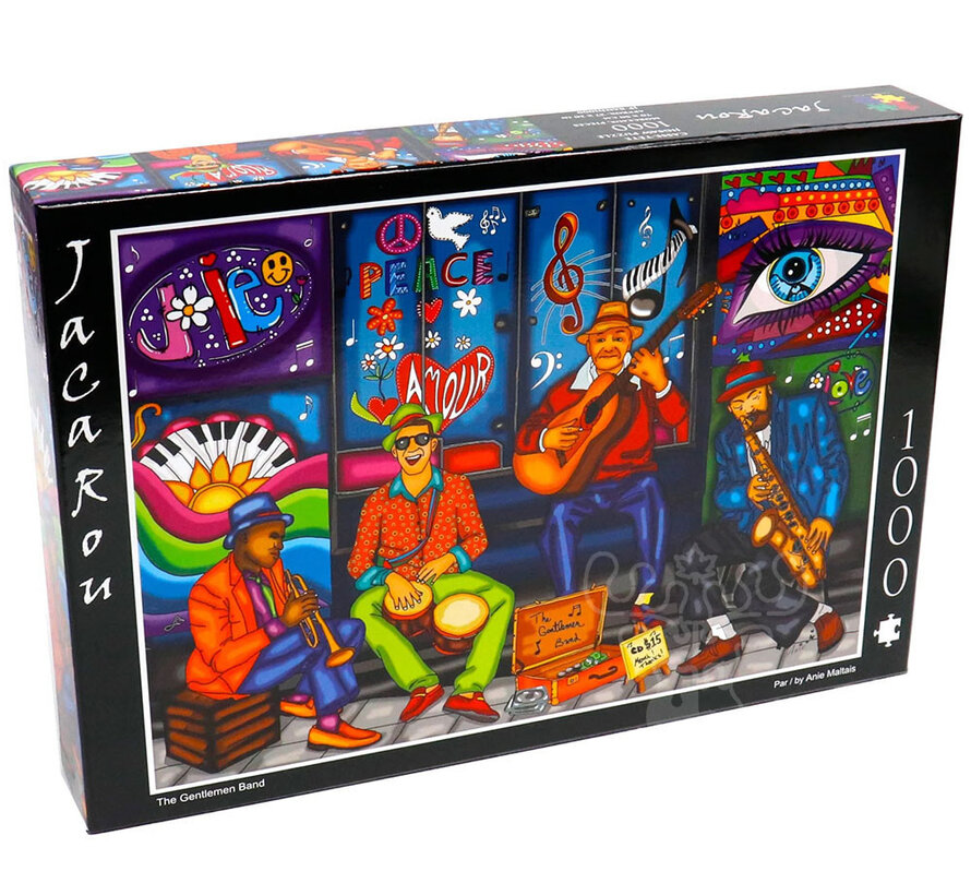 FINAL SALE JaCaRou The Gentleman Band Puzzle 1000pcs