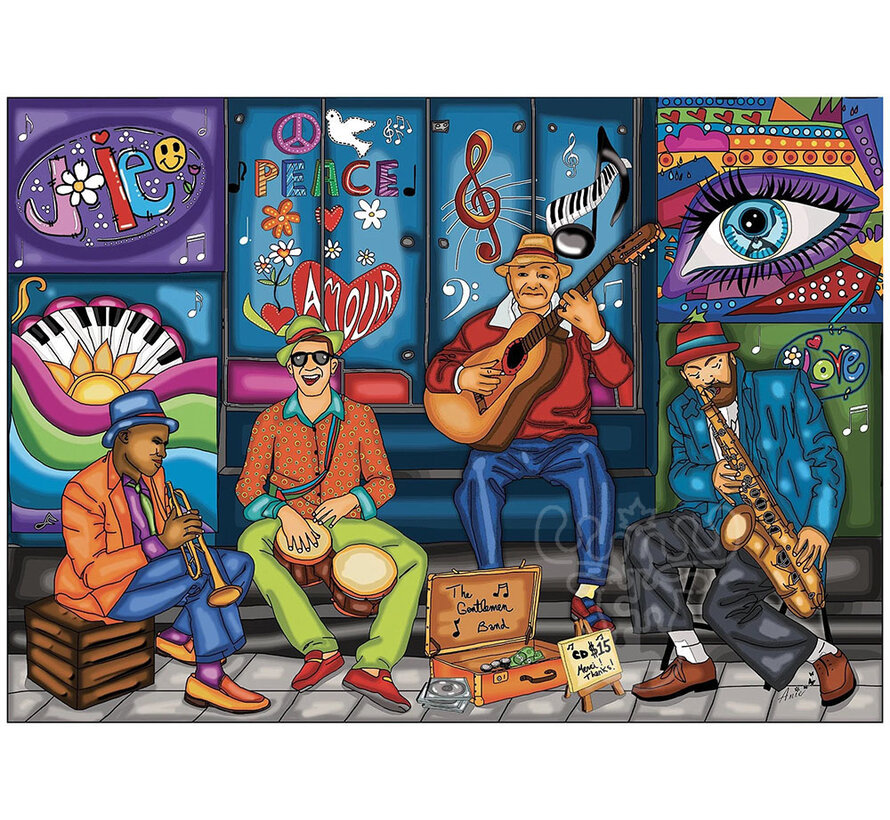 FINAL SALE JaCaRou The Gentleman Band Puzzle 1000pcs