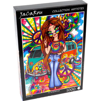 JaCaRou Puzzles FINAL SALE JaCaRou Groovy Girl Puzzle 1000pcs