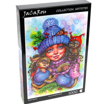 JaCaRou Puzzles FINAL SALE JaCaRou Winter Warmth Puzzle 1000pcs
