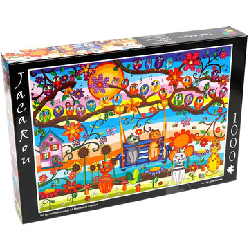JaCaRou Puzzles FINAL SALE JaCaRou A Meowsical Concert Puzzle 1000pcs