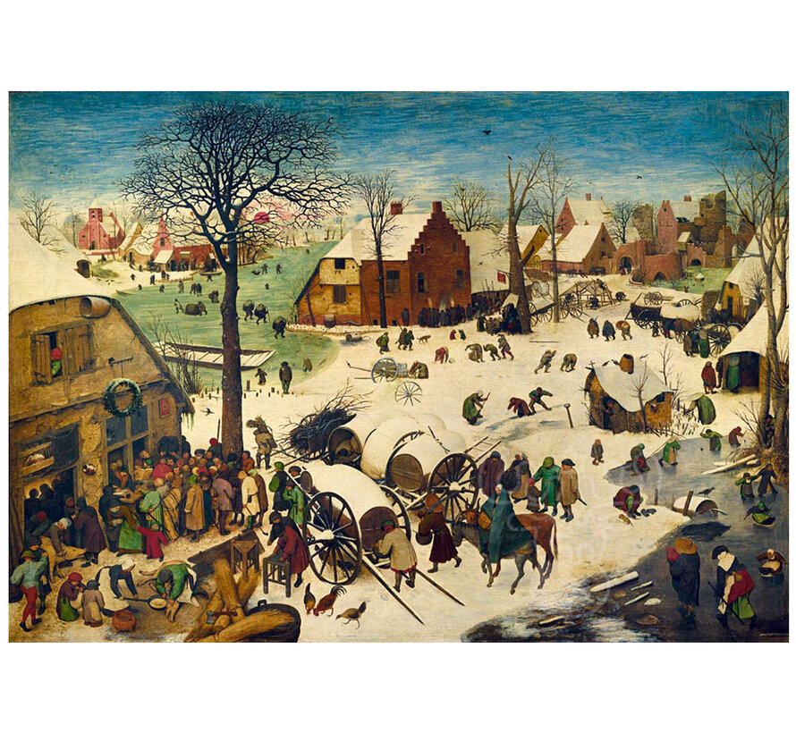 Bluebird Pieter Bruegel the Elder - The Census at Bethlehem, 1566 Puzzle 1000pcs