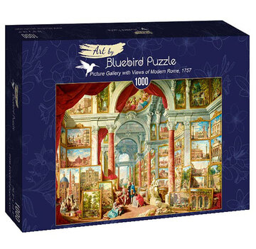 Bluebird Bluebird Panini - Picture Gallery with Views of Modern Rome, 1757 Puzzle 1000pcs