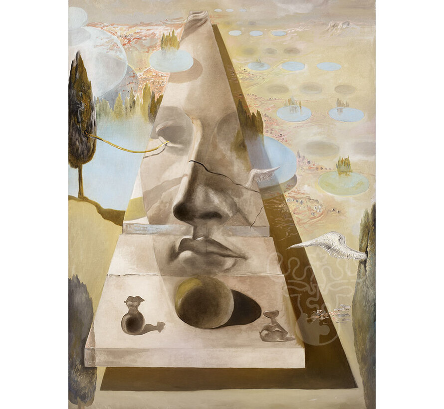Bluebird Salvador Dalí - Apparition of the Visage of Aphrodite of Cnidos in a Landscape, c. 1981 Puzzle 1000pcs