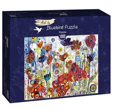 Bluebird Bluebird Poppies - Sally Rich Puzzle 1000pcs