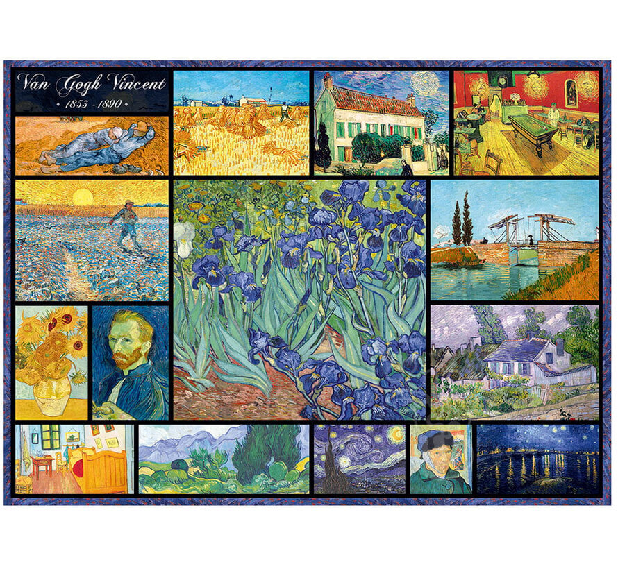 Bluebird Collage - Vincent Van Gogh Puzzle 4000pcs