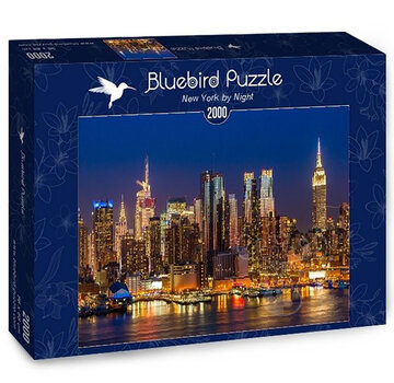 Bluebird Bluebird New York by Night Puzzle 2000pcs