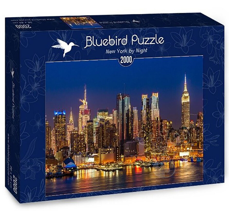 Bluebird New York by Night Puzzle 2000pcs