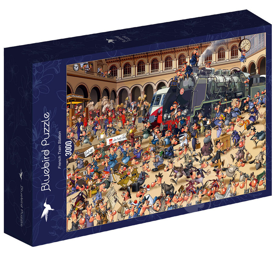 Bluebird François Ruyer - French Train Station Puzzle 3000pcs