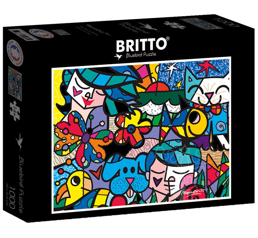 Bluebird Romero Britto - Britto Garden Puzzle 1000pcs