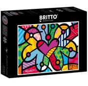 Bluebird Bluebird Romero Britto - Heart Butterfly Puzzle 2000pcs