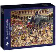Bluebird Bluebird François Ruyer - French Train Station Puzzle Puzzle 1000pcs