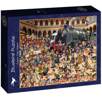 Bluebird Bluebird French Train Station - François Ruyer Puzzle Puzzle 1000pcs