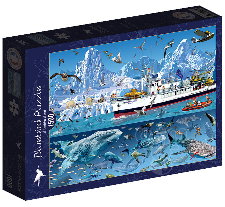 Bluebird François Ruyer - Arctic Bluebird Boat Puzzle 1500pcs