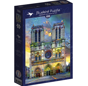 Bluebird Bluebird Notre-Dame de Paris Cathedral Puzzle 1000pcs