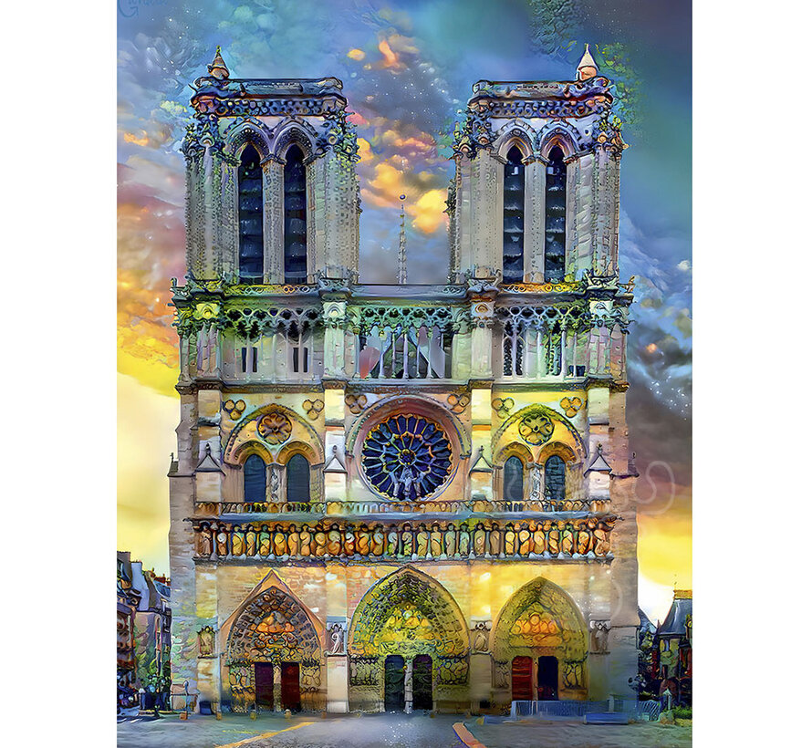 Bluebird Notre-Dame de Paris Cathedral Puzzle 1000pcs