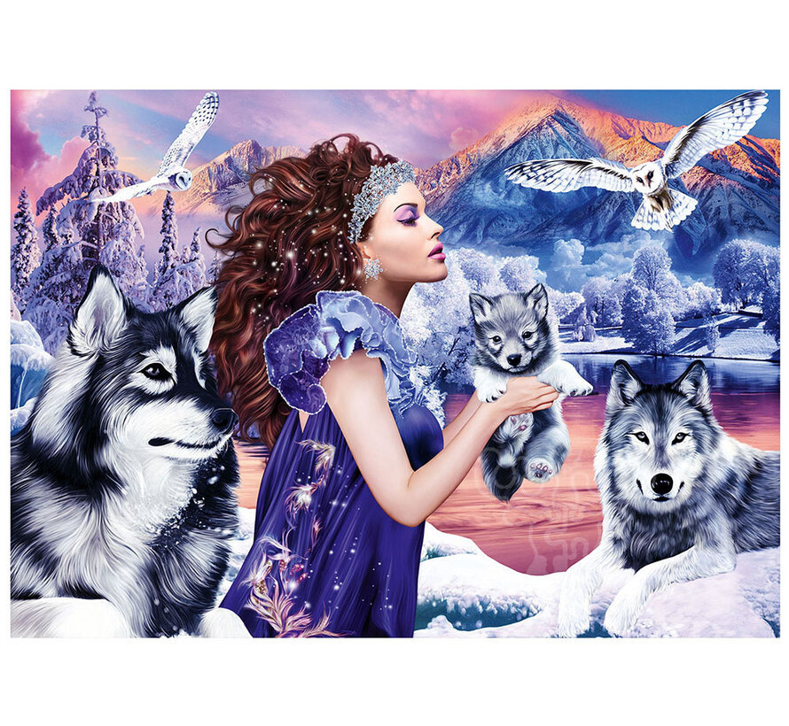 Bluebird Wolf Queen Puzzle 1000pcs