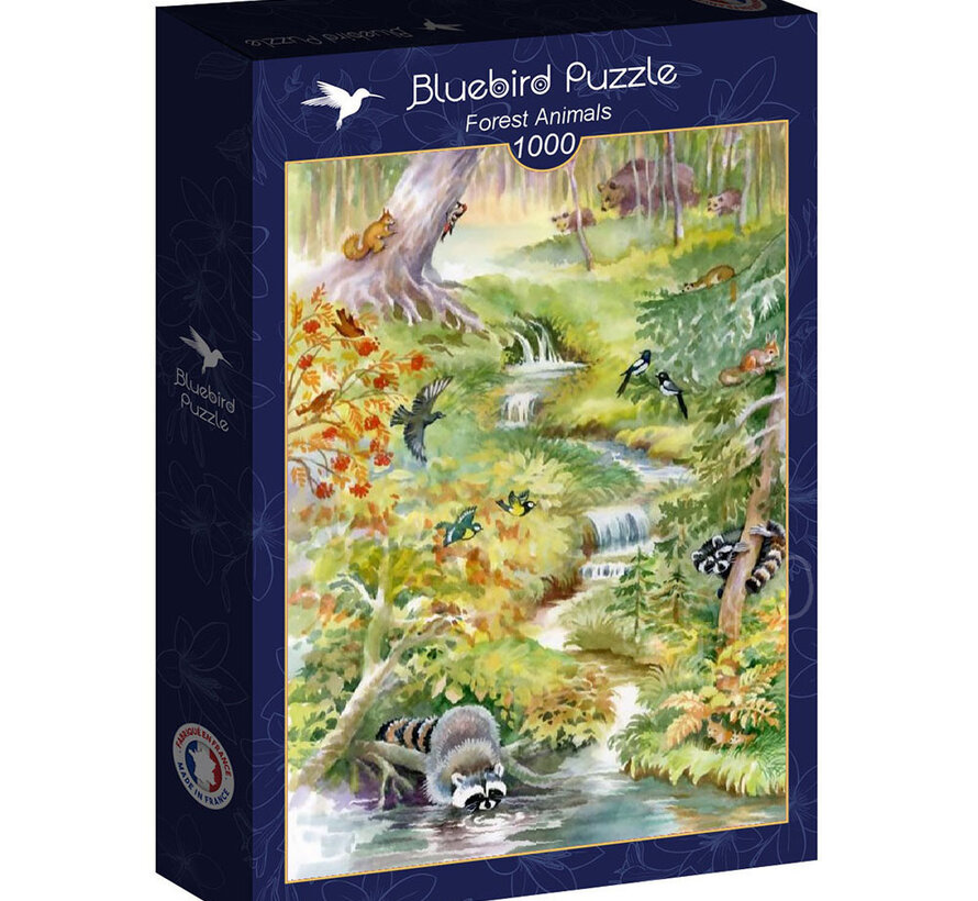 Bluebird Forest Animals Puzzle 1000pcs