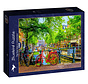 Bluebird The Red Bike in Amsterdam Puzzle 1000pcs