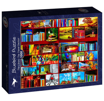 Bluebird Bluebird The Library The Travel Section Puzzle 1000pcs