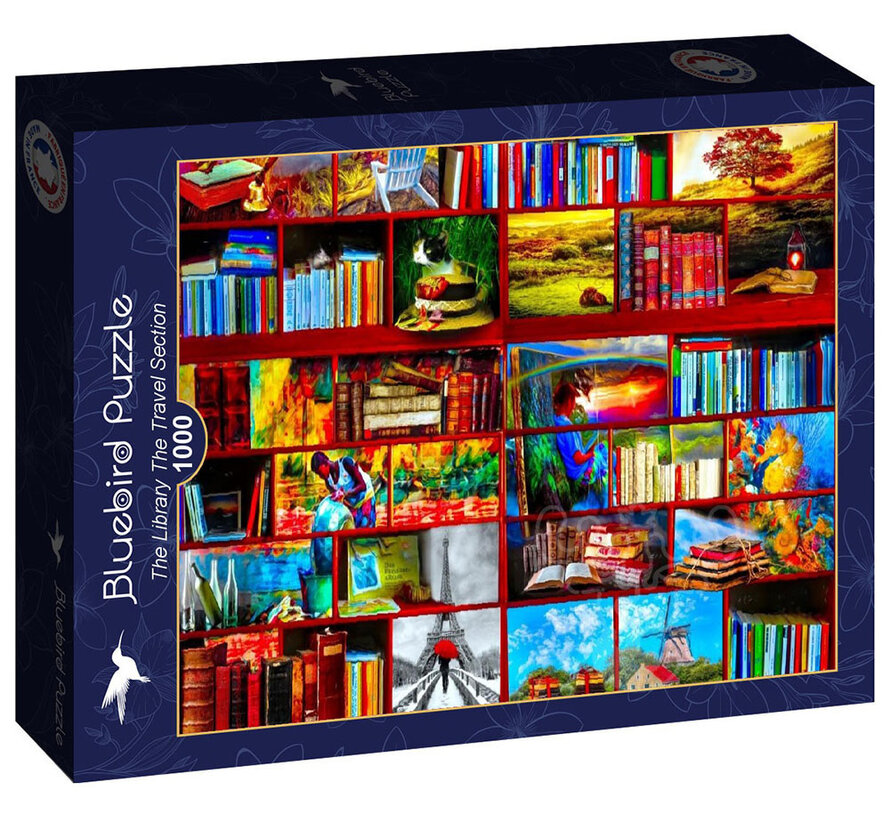 Bluebird The Library The Travel Section Puzzle 1000pcs