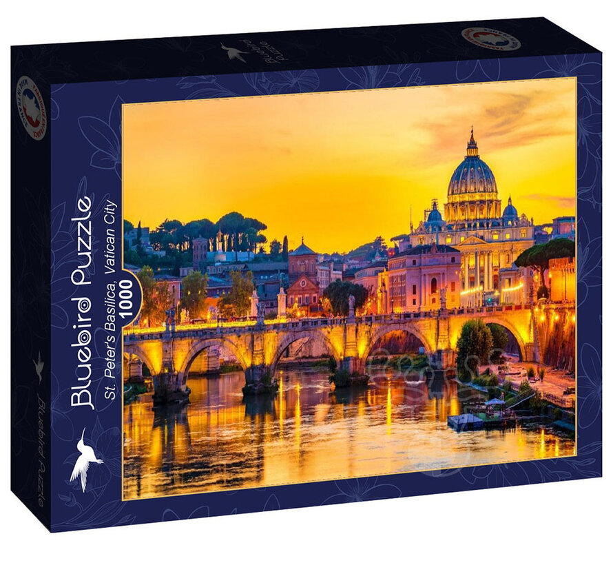 FINAL SALE Bluebird St. Peter's Basilica, Vatican City Puzzle 1000pcs