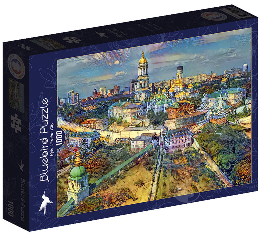 Bluebird Kyiv, Ukraine City Puzzle 1000pcs