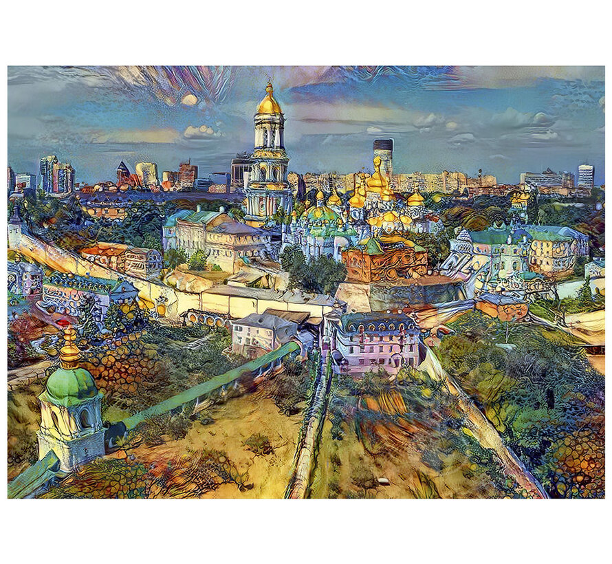 Bluebird Kyiv, Ukraine City Puzzle 1000pcs