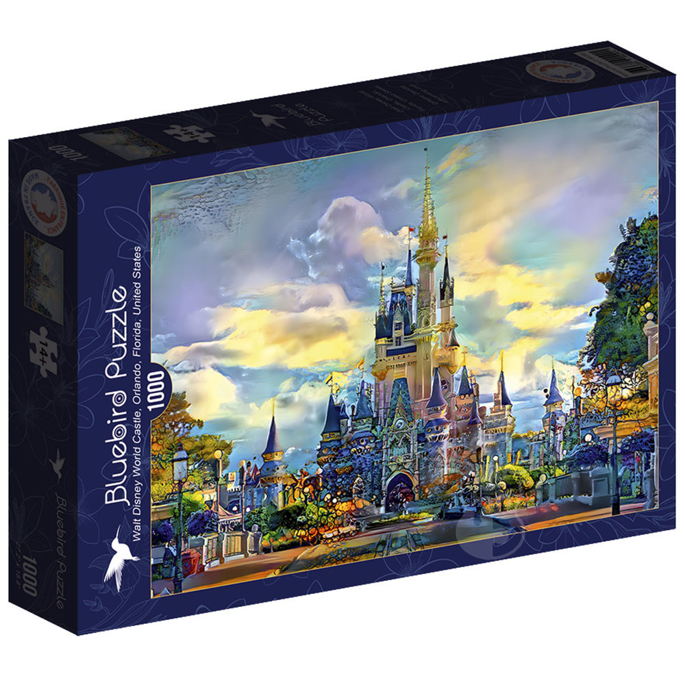 Bluebird Walt Disney World Castle, Orlando, Florida, USA Puzzle 1000pcs