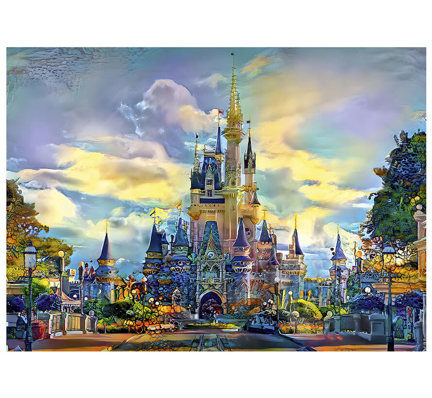 Bluebird Walt Disney World Castle, Orlando, Florida, USA Puzzle 1000pcs