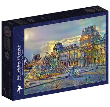 Bluebird Bluebird Louvre Museum, Paris, France Puzzle 1000pcs