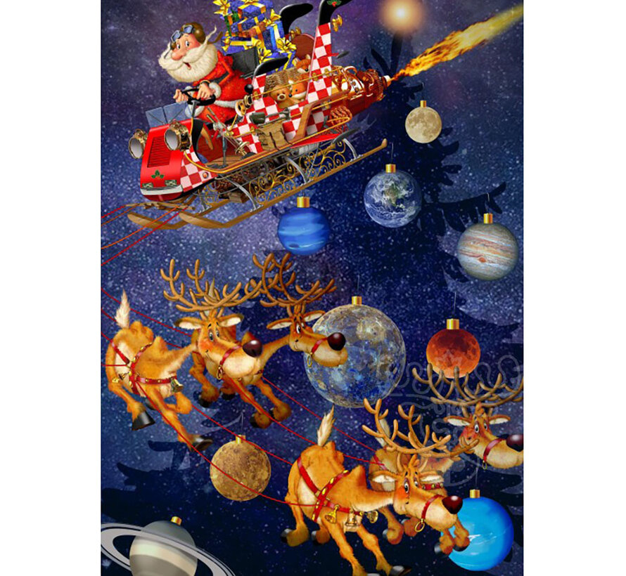 Bluebird Santa Claus is arriving! Puzzle 1000pcs
