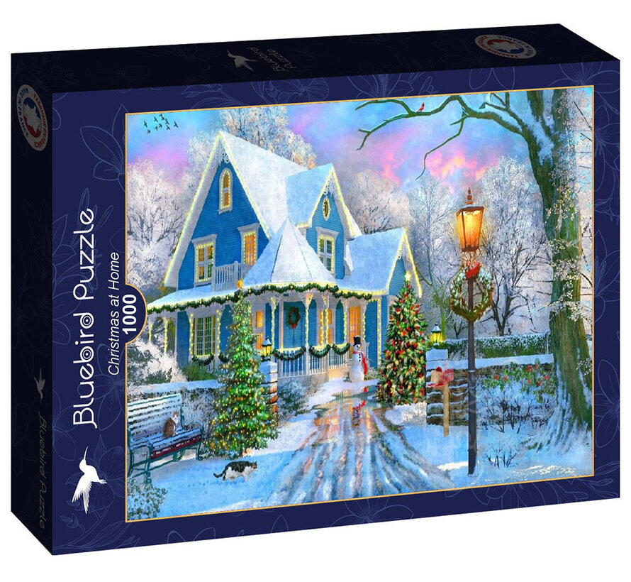 Bluebird Christmas at Home Puzzle 1000pcs
