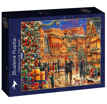 Bluebird Bluebird Christmas at the Town Square Puzzle 1000pcs