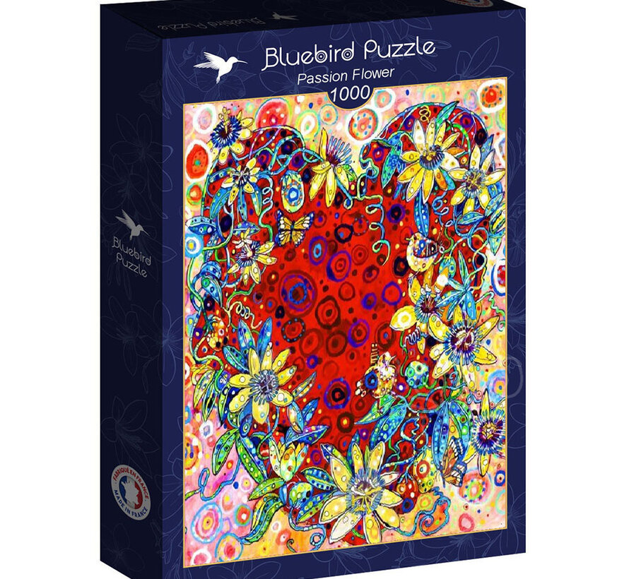 Bluebird Passion Flower Puzzle 1000pcs