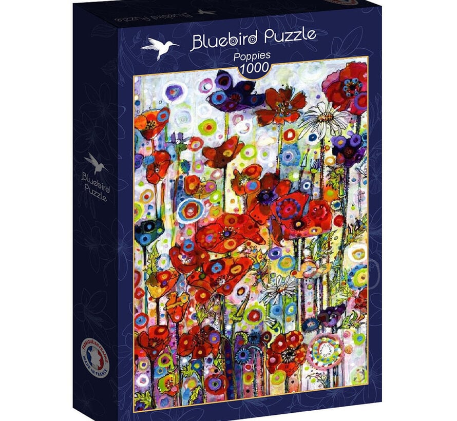 Bluebird Poppies Puzzle 1000pcs