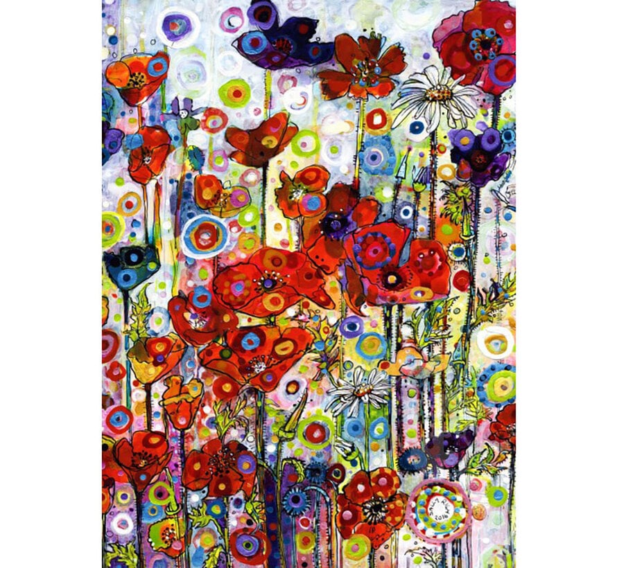 Bluebird Poppies Puzzle 1000pcs
