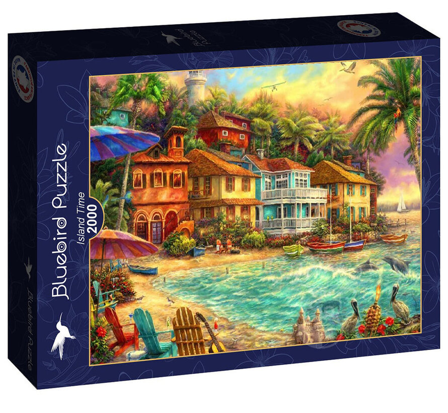 Bluebird Island Time Puzzle 2000pcs RETIRED