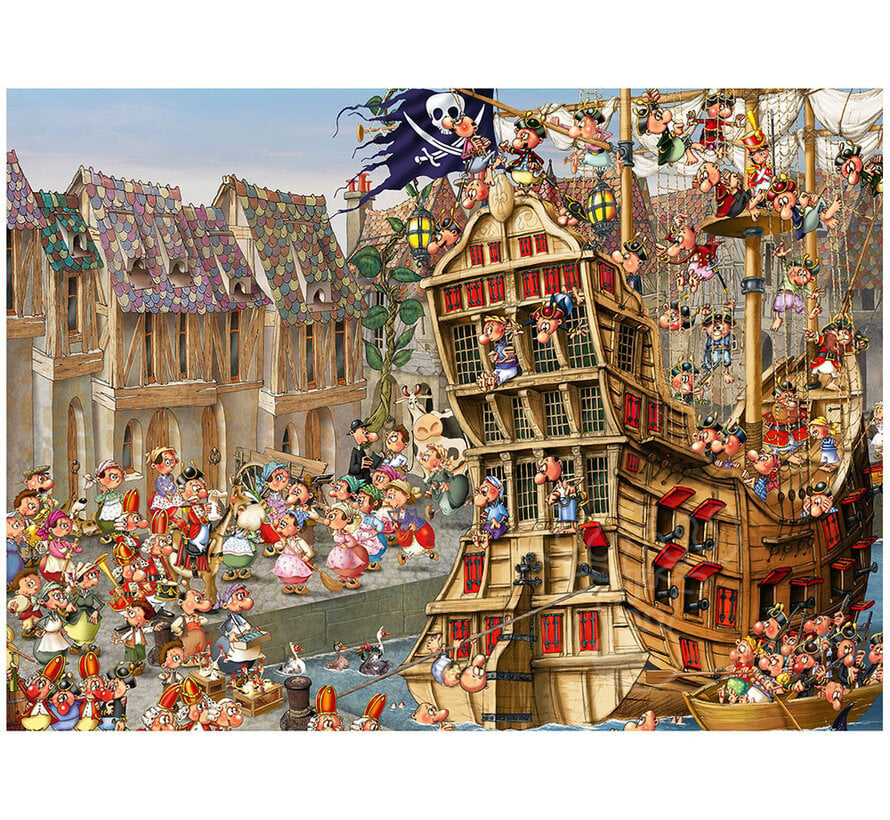 Grafika Pirates -François Ruyer Puzzle 4000pcs