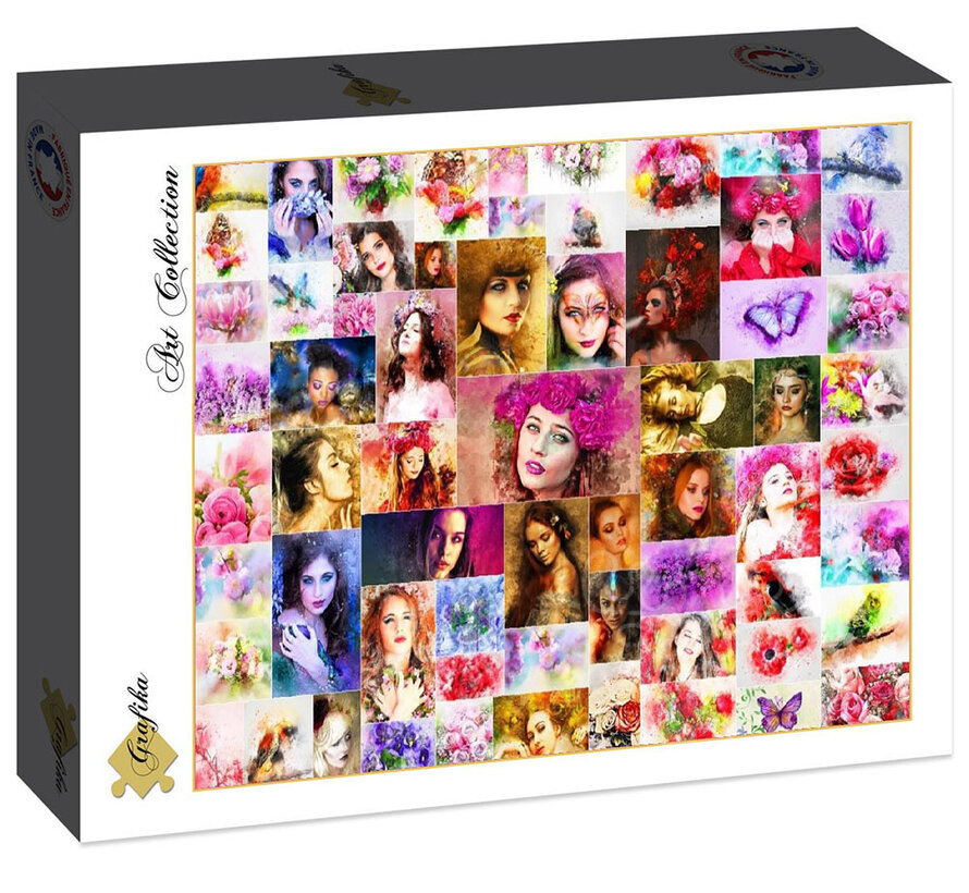 Grafika Collage - Women Puzzle 1500pcs