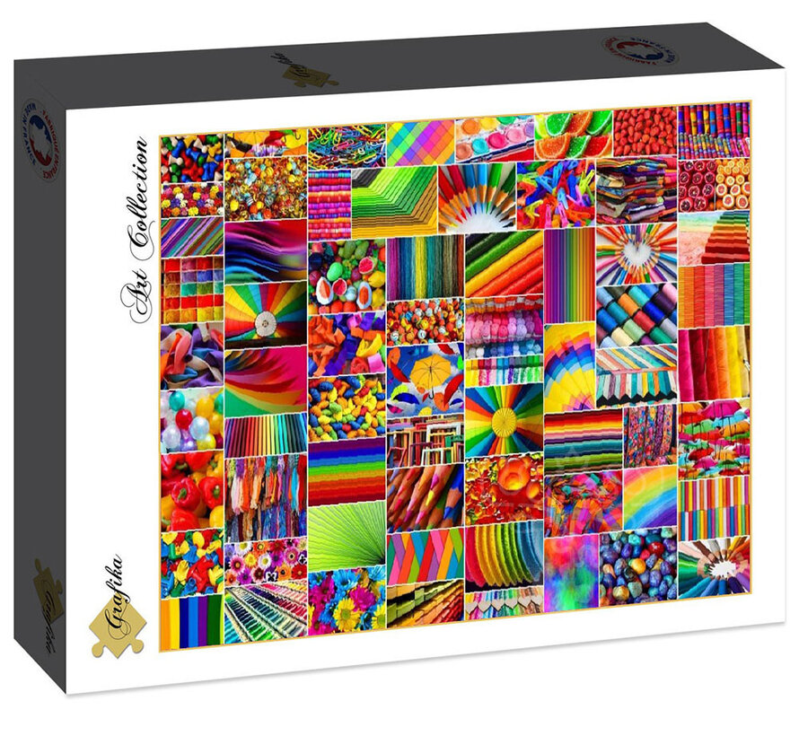 Grafika Collage - Colors Puzzle 2000pcs