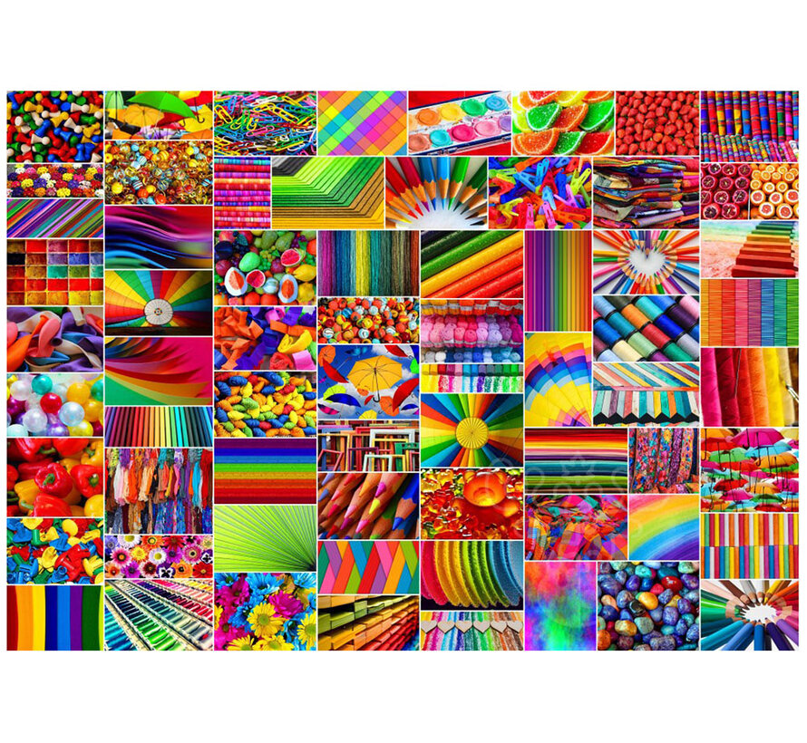 Grafika Collage - Colors Puzzle 2000pcs