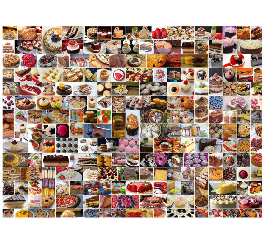 Grafika Collage - Cakes Puzzle 2000pcs