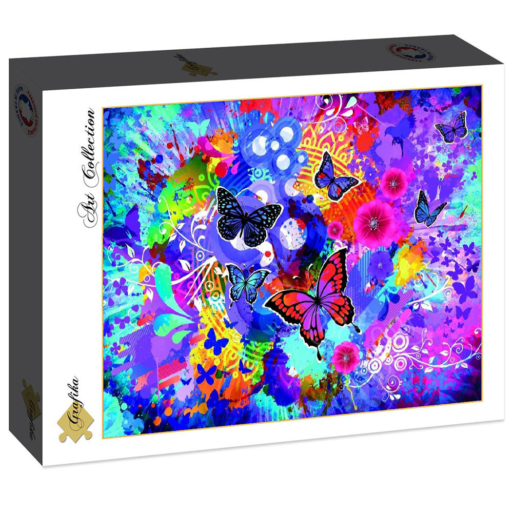 Grafika Colorful Flowers and Butterflies Puzzle 2000pcs Puzzles Canada