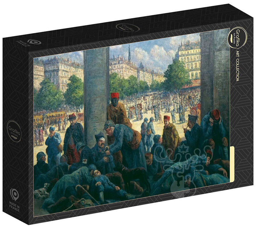 Grafika Gare de l'Est, 1917 - Maximilien Luce - Puzzle 1000pcs