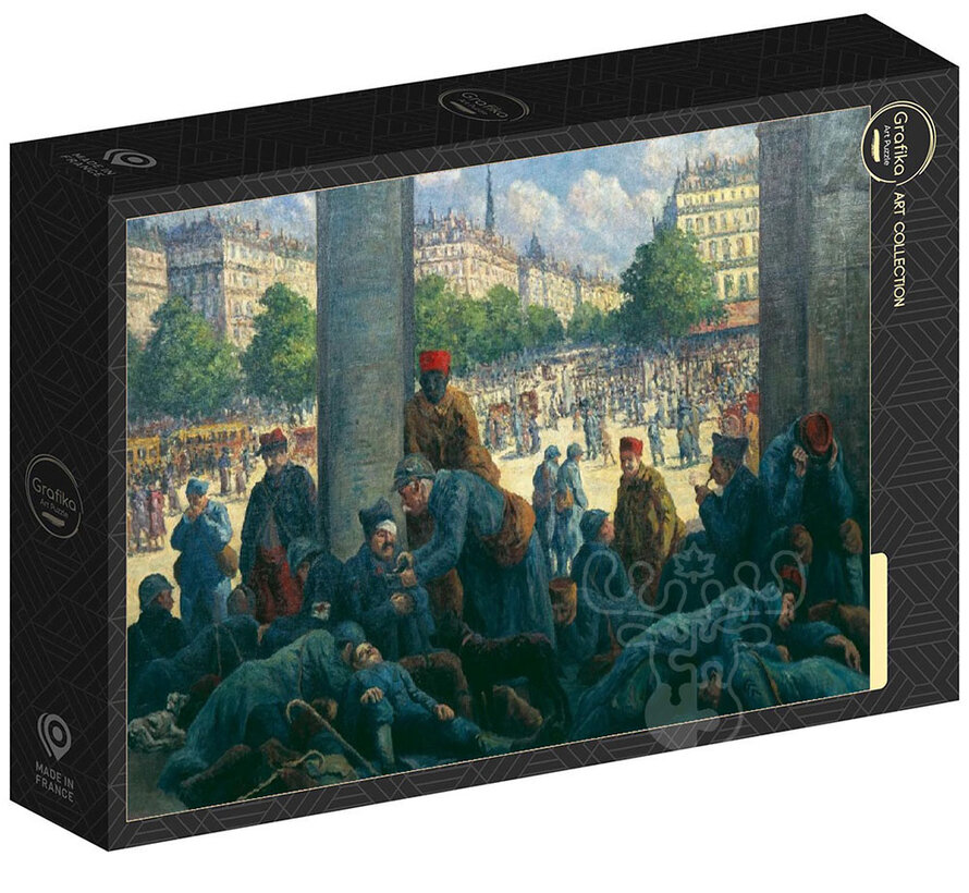 Grafika Gare de l'Est, 1917 - Maximilien Luce Puzzle 1000pcs