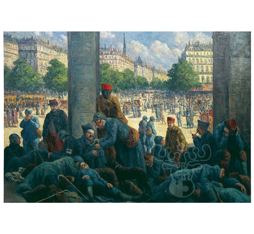Grafika Gare de l'Est, 1917 - Maximilien Luce Puzzle 1000pcs